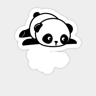 Lazy Panda - Pandas Nope not today! Sticker